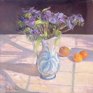 French Jug with Anemones